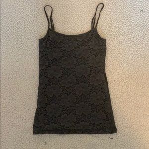 Charcoal grey tank top